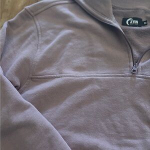 ZYIA Women’s  Lavender Zip-Up Sweater